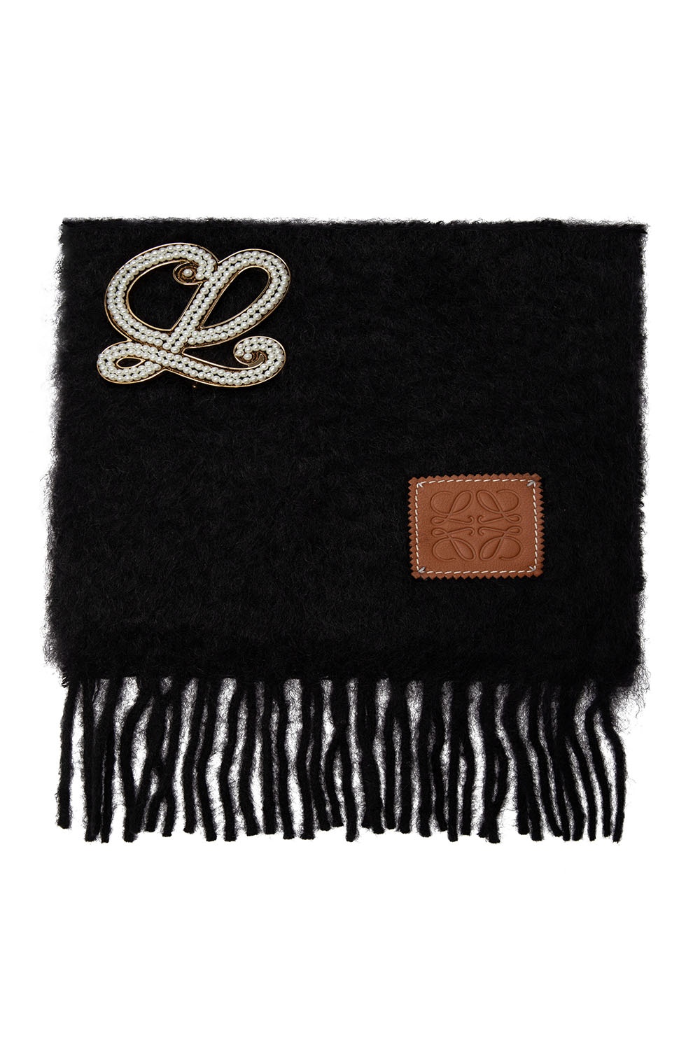 Mohair scarf with logo Loewe - Vitkac Australia